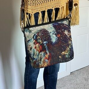 Montana West Multicolor Aztec Shoulder Bag